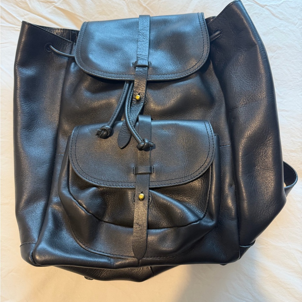 Madewell Backpack Rucksack black leather NWT